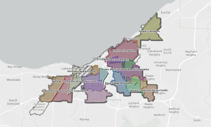 CDC Service Area Map Screenshot