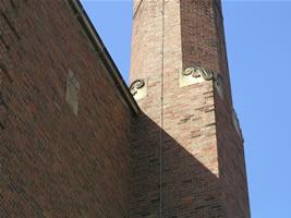 Louis Agassiz School chimney